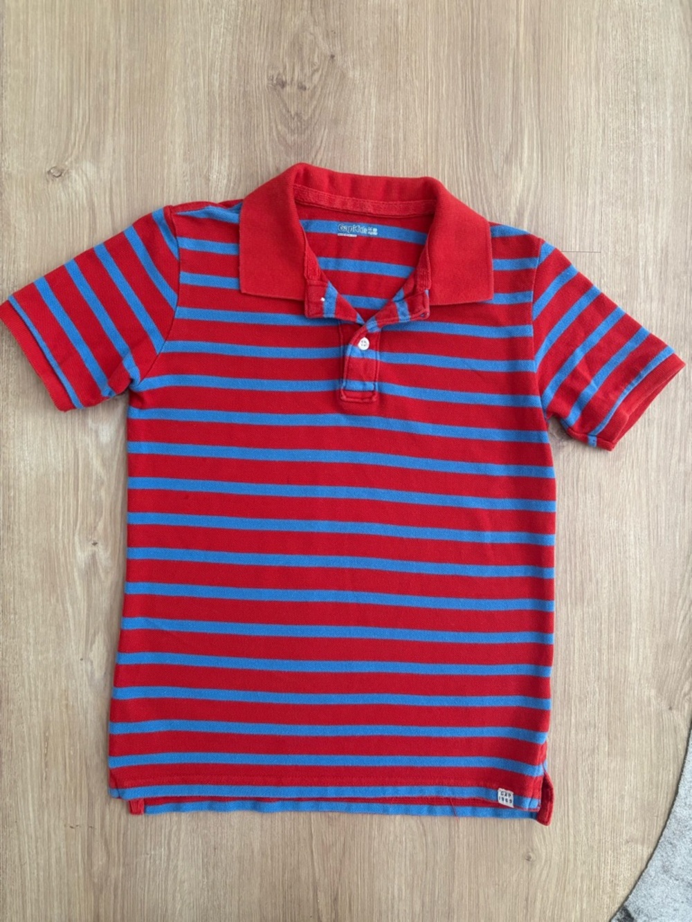 GAP Red and Blue Striped Polo